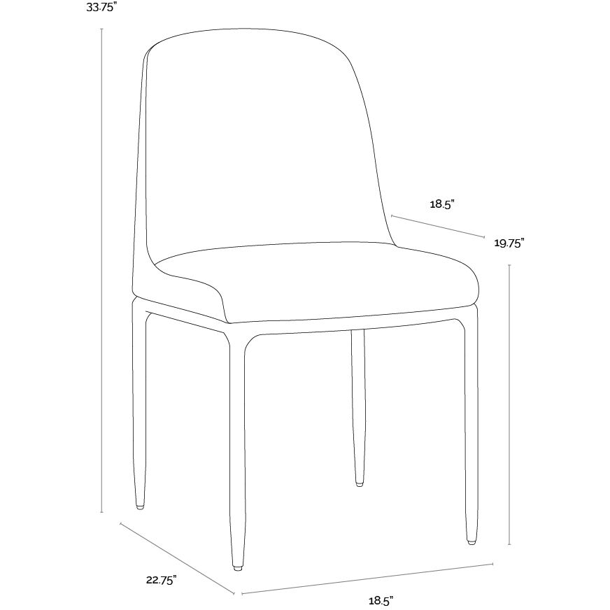 Nestor Zenith Alabaster Dining Chair
