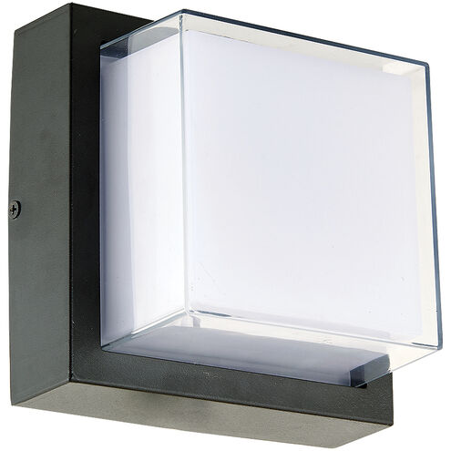 Geo LED 6.3 inch Matte Black ADA Wall Sconce Wall Light