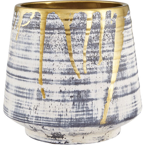 Athenian Beige and Black Planter