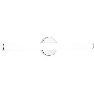 Bowie LED 24 inch Chrome Vanity Light Wall Light