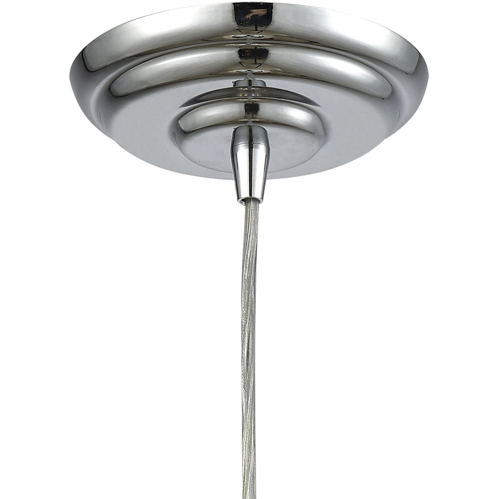 Swirl 1 Light 5 inch Polished Chrome Pendant Ceiling Light