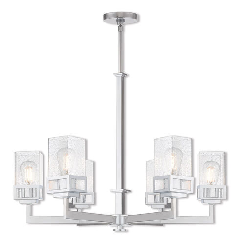 Harding 6 Light 29 inch Polished Chrome Chandelier Ceiling Light