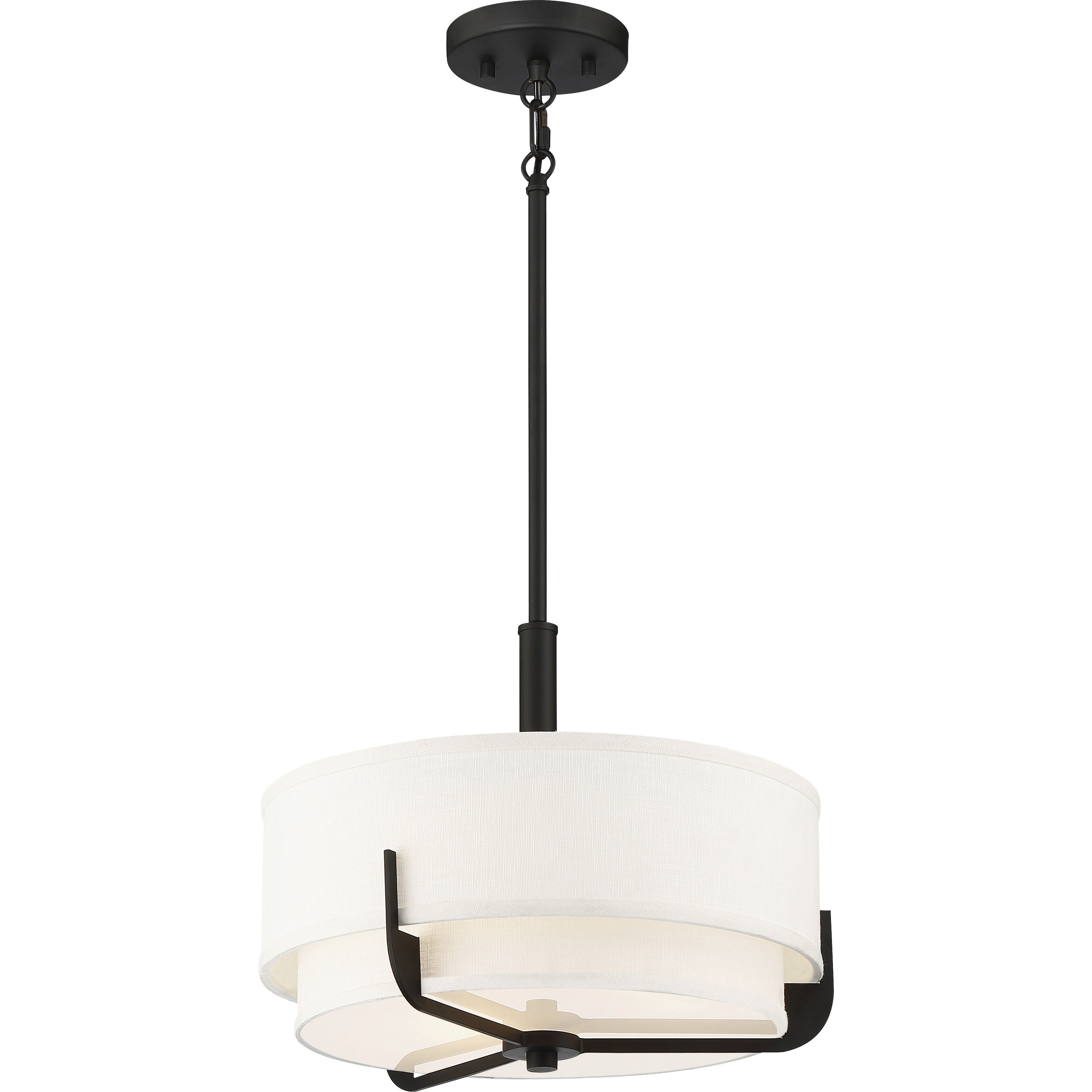 Frankie 3 Light 15 inch Aged Bronze Pendant Ceiling Light