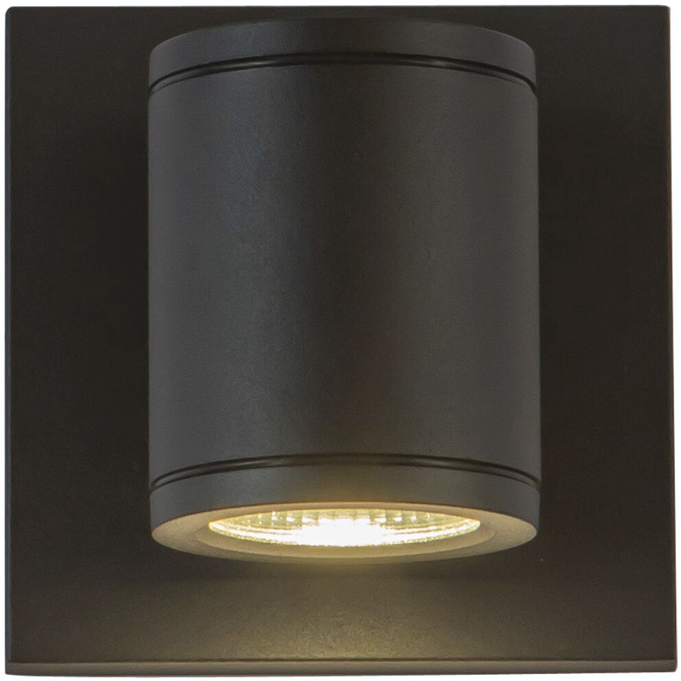 Nordic LED 4.63 inch Black Exterior Wall Light