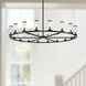 Revolve 18 Light 48.13 inch Clear Glass/Urban Bronze Chandelier Ceiling Light