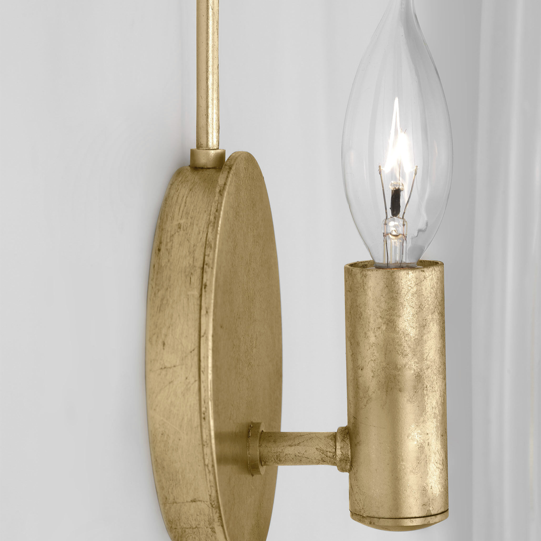 AERIN Loire 1 Light 12 inch Gild Sconce Wall Light, Small