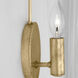 AERIN Loire 1 Light 12 inch Gild Sconce Wall Light, Small