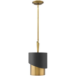 Gigi LED 10 inch Heritage Brass Pendant Ceiling Light