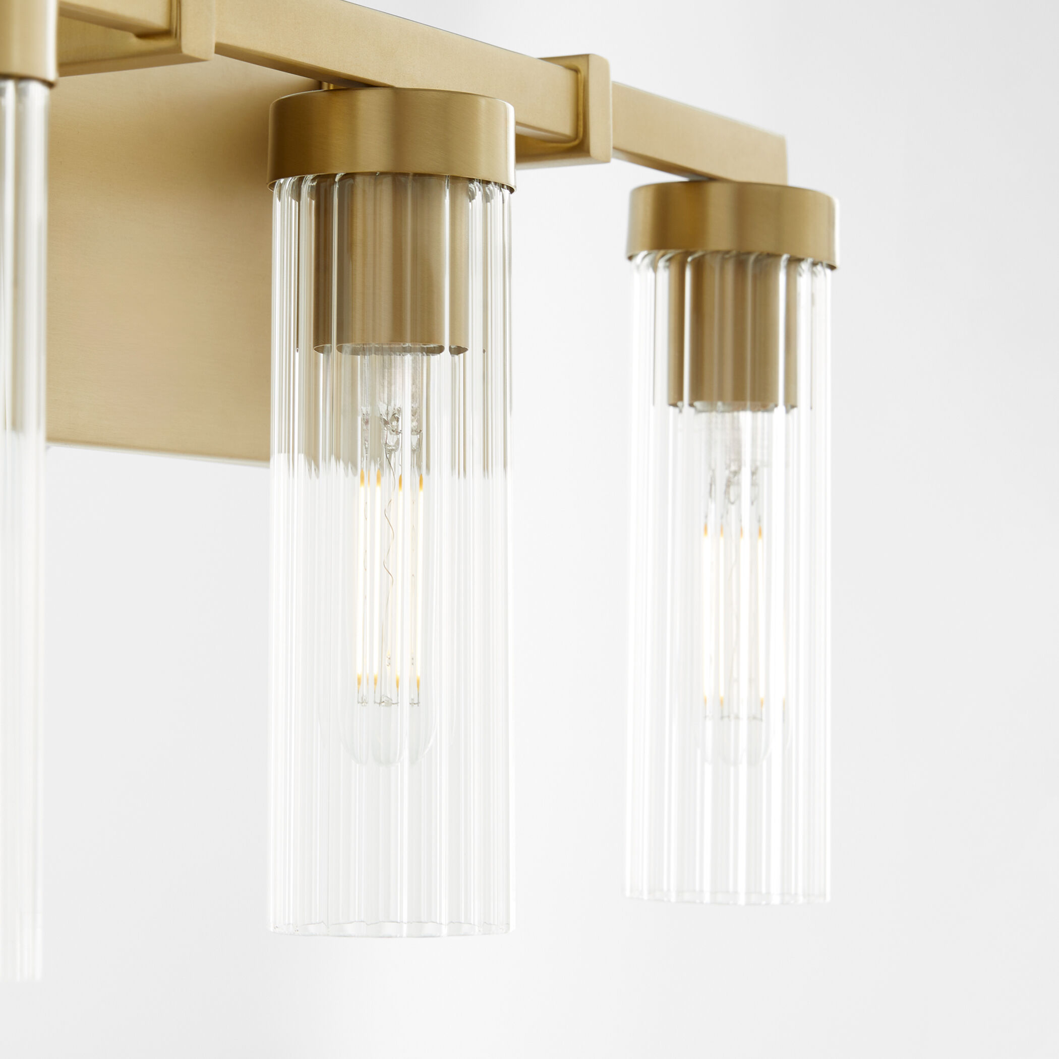 Kilbey 3 Light 19 inch Aged Brass Vanity Light Wall Light