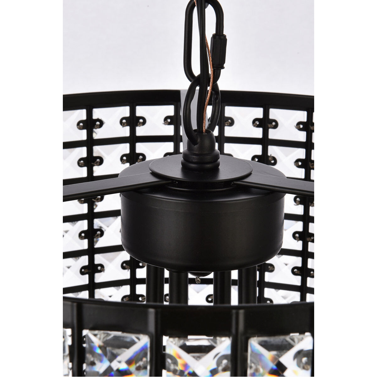 Elise 4 Light 17 inch Black Pendant Ceiling Light