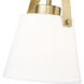 Z-Studio 1 Light 8 inch Heritage Brass Pendant Ceiling Light