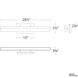 Minx LED 28.5 inch Aged Brass Bath Vanity & Wall Light in 29in.