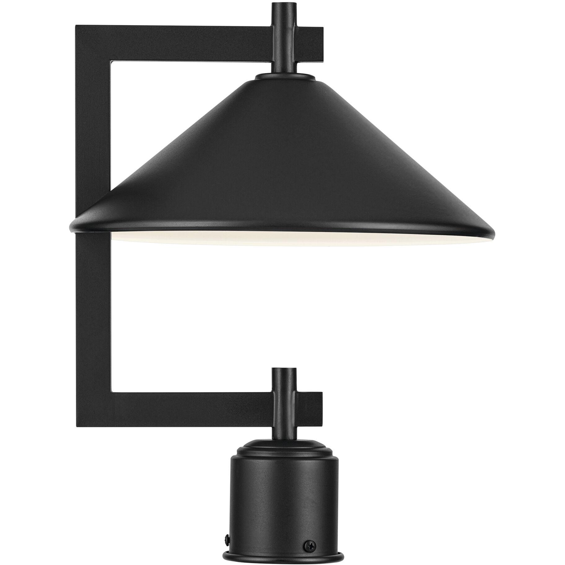 Ripley 1 Light 16 inch Black Outdoor Post Lantern