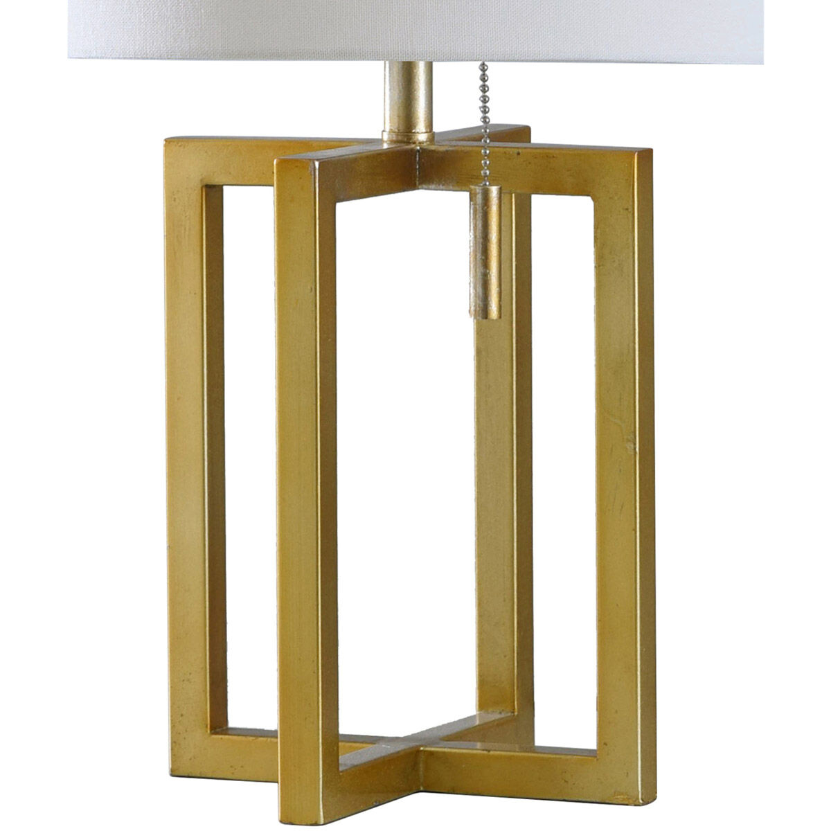 Signature 22 inch 60 watt Solid Gold Table Lamp Portable Light