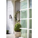 Coastal Elements Brixton Outdoor Wall Mount Lantern in Black, Small