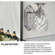 Plantation 1 Light 6.5 inch Burnished Brass Vanity Light Wall Light