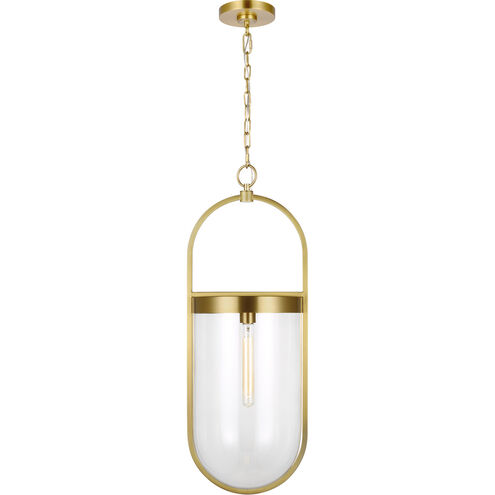 C&M by Chapman & Myers Blaine 1 Light 11.5 inch Burnished Brass Pendant Ceiling Light