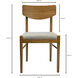 Poe Frothed Ecru Dining Chair