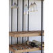 Anita 76.8 X 31.5 X 16.9 inch Black Shelf