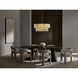 Simone LED 34.25 inch Burnished Gold Chandelier Ceiling Light, Drum