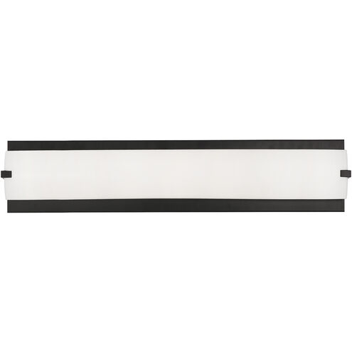 Axel LED 48 inch Black Vanity Light Wall Light