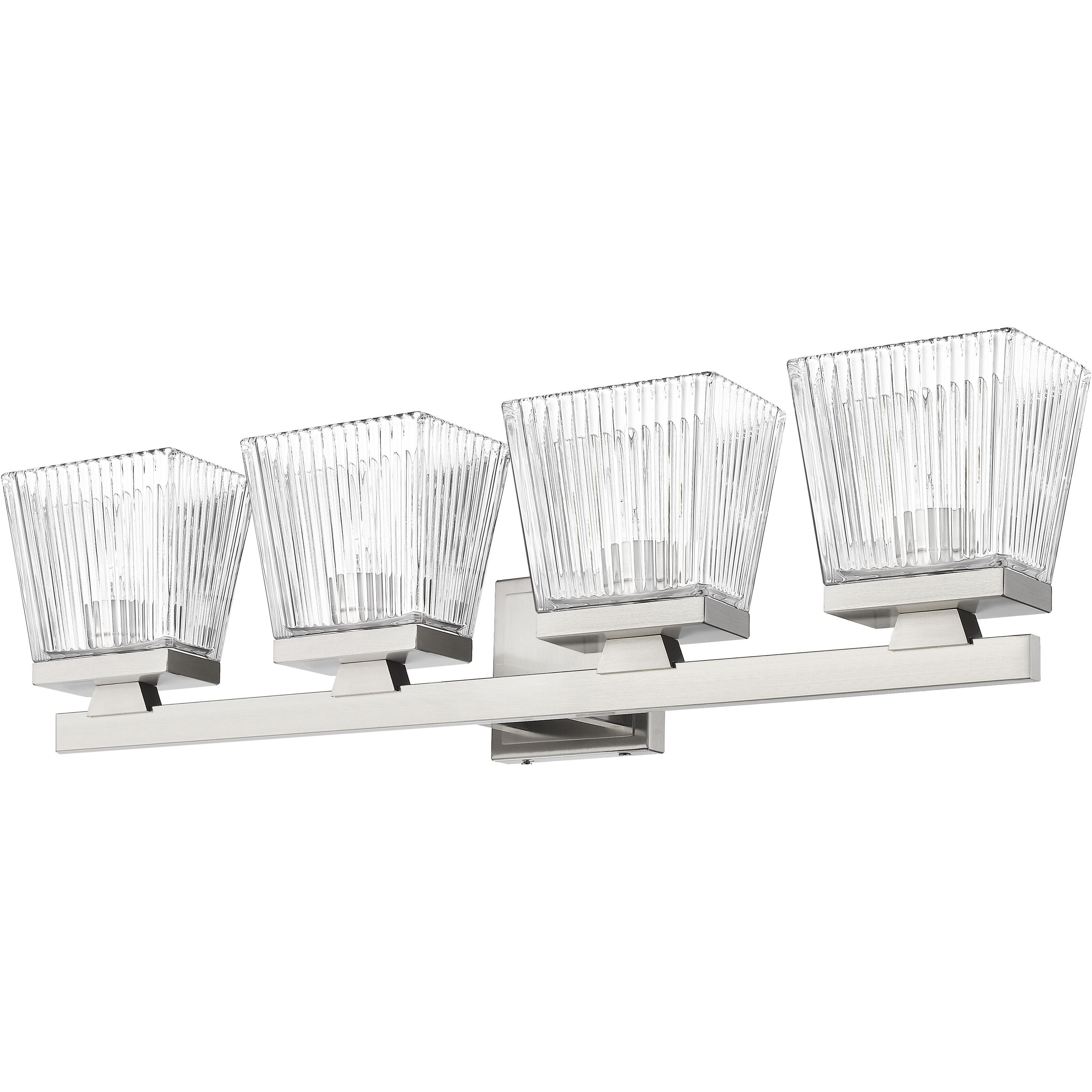 Astor 4 Light 29 inch Brushed Nickel Vanity Wall Light