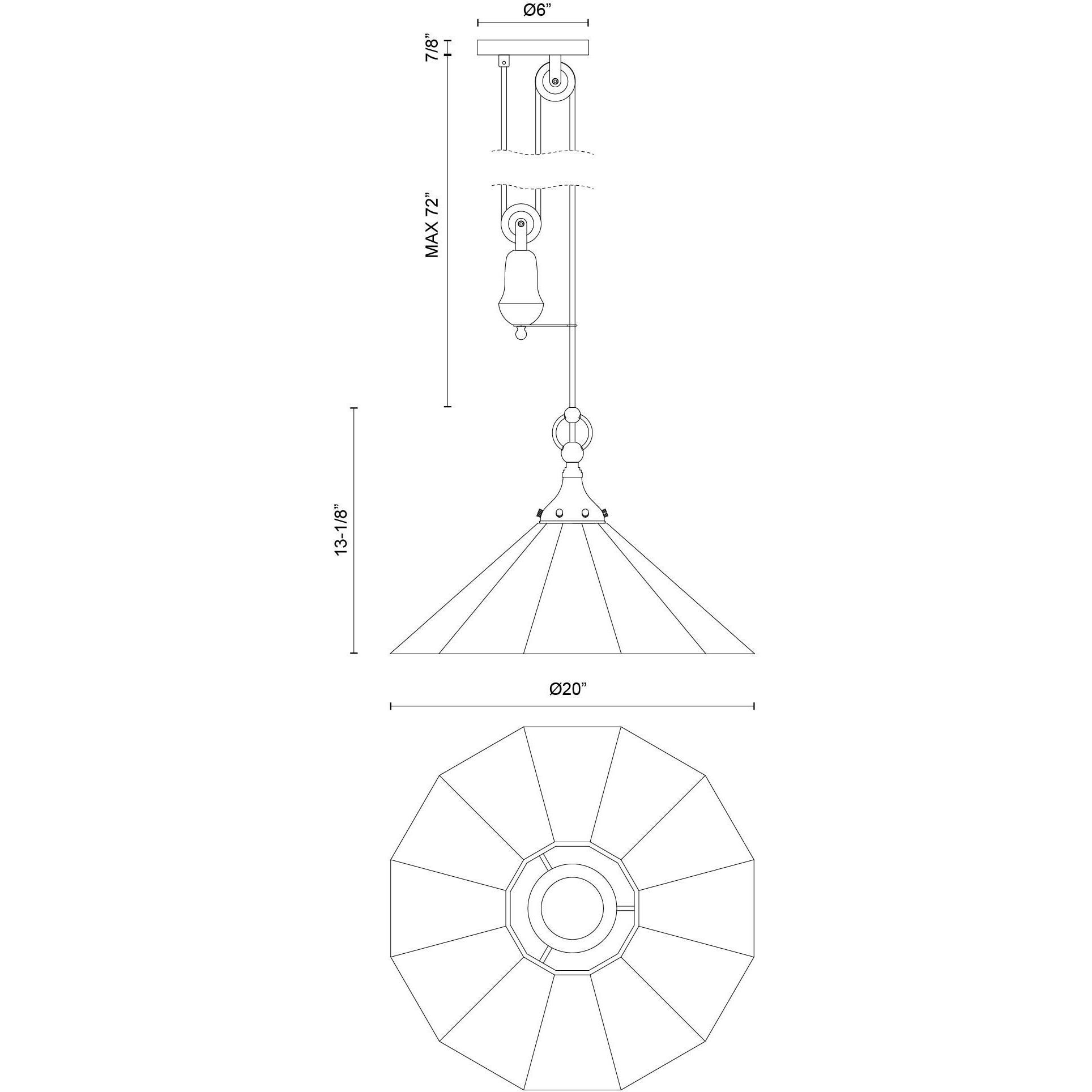 Alora Mood Ellen Pendant Ceiling Light in Brushed Gold and White Linen
