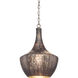 Segreto 1 Light 13.75 inch Antique Gray/Cloud Pendant Ceiling Light