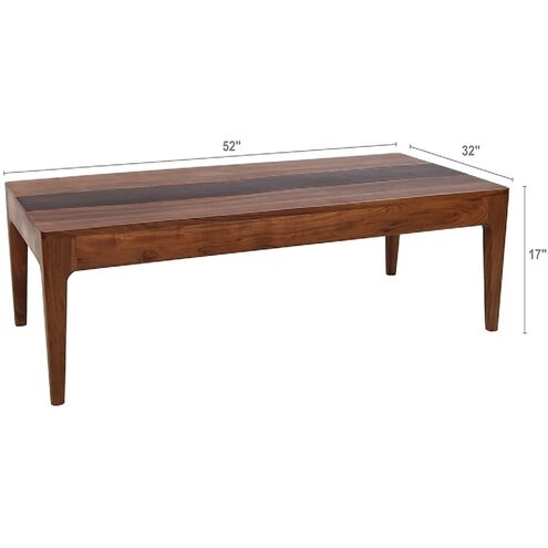 Sierra 31.9 inch Brown Coffee Table