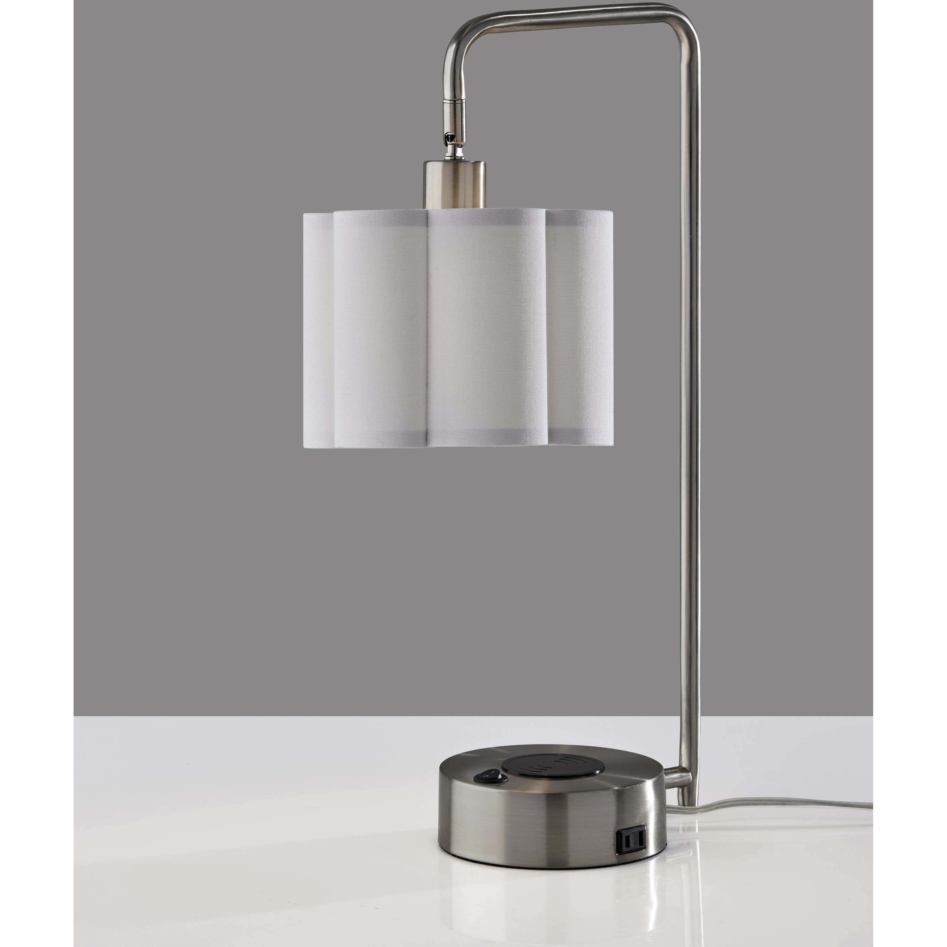 Dover 22.25 inch 60.00 watt Brushed Steel Supercharger Desk Lamp Portable Light