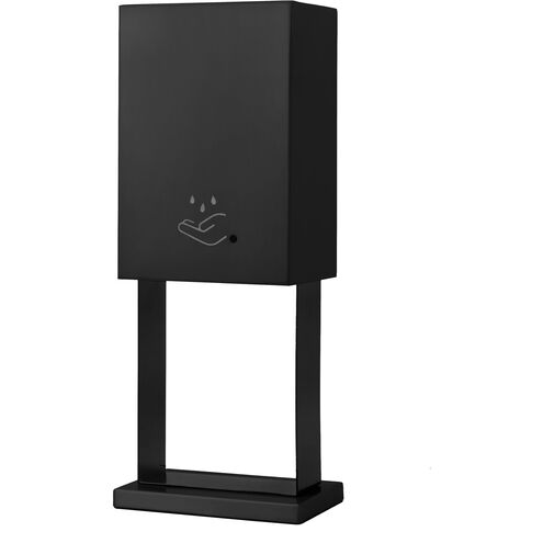 Luxe Matte Black Tabletop Touchless Hand Sanitizer Dispenser