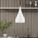 Amador 1 Light 6.25 inch Textured White with Antique Brass Accents Mini Pendant Ceiling Light