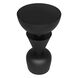 Nagozi 24 X 14 inch Matte Black Side Table
