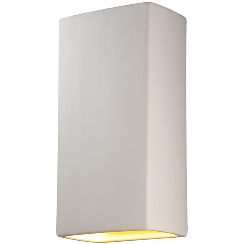 Ambiance Rectangle 1 Light 11 inch Bisque Wall Sconce Wall Light, Really Big