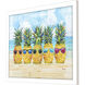 Waterside Multi and Green and Blue and Yellow Framed Art