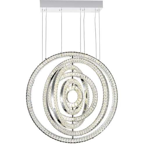Celina LED 5 inch Chrome Down Chandelier Ceiling Light