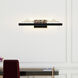 Himalayas LED 26 inch Black Vanity Light Wall Light