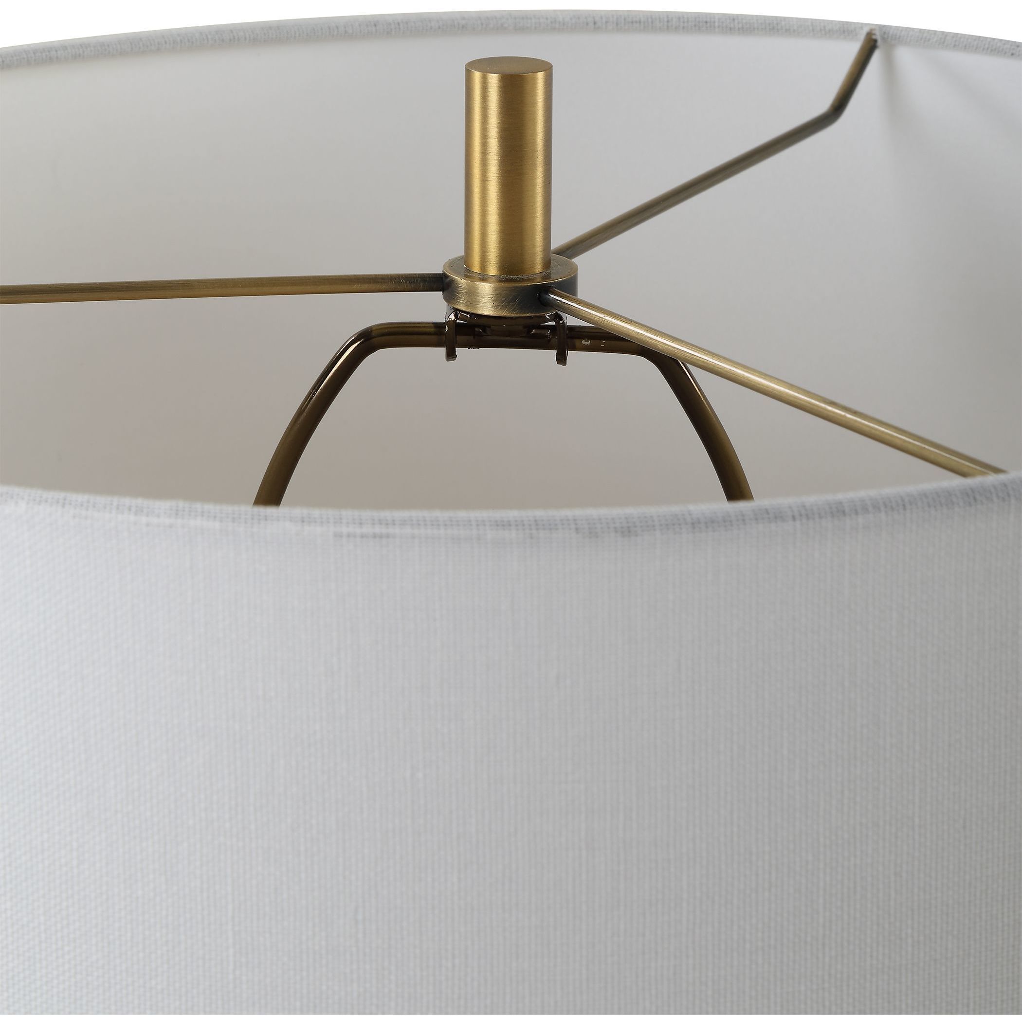 Unify 32.25 inch 100.00 watt Polished Alabaster and Brass Table Lamp Portable Light