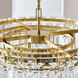 C&M by Chapman & Myers Arden 16 Light 32.88 inch Burnished Brass Chandelier Ceiling Light