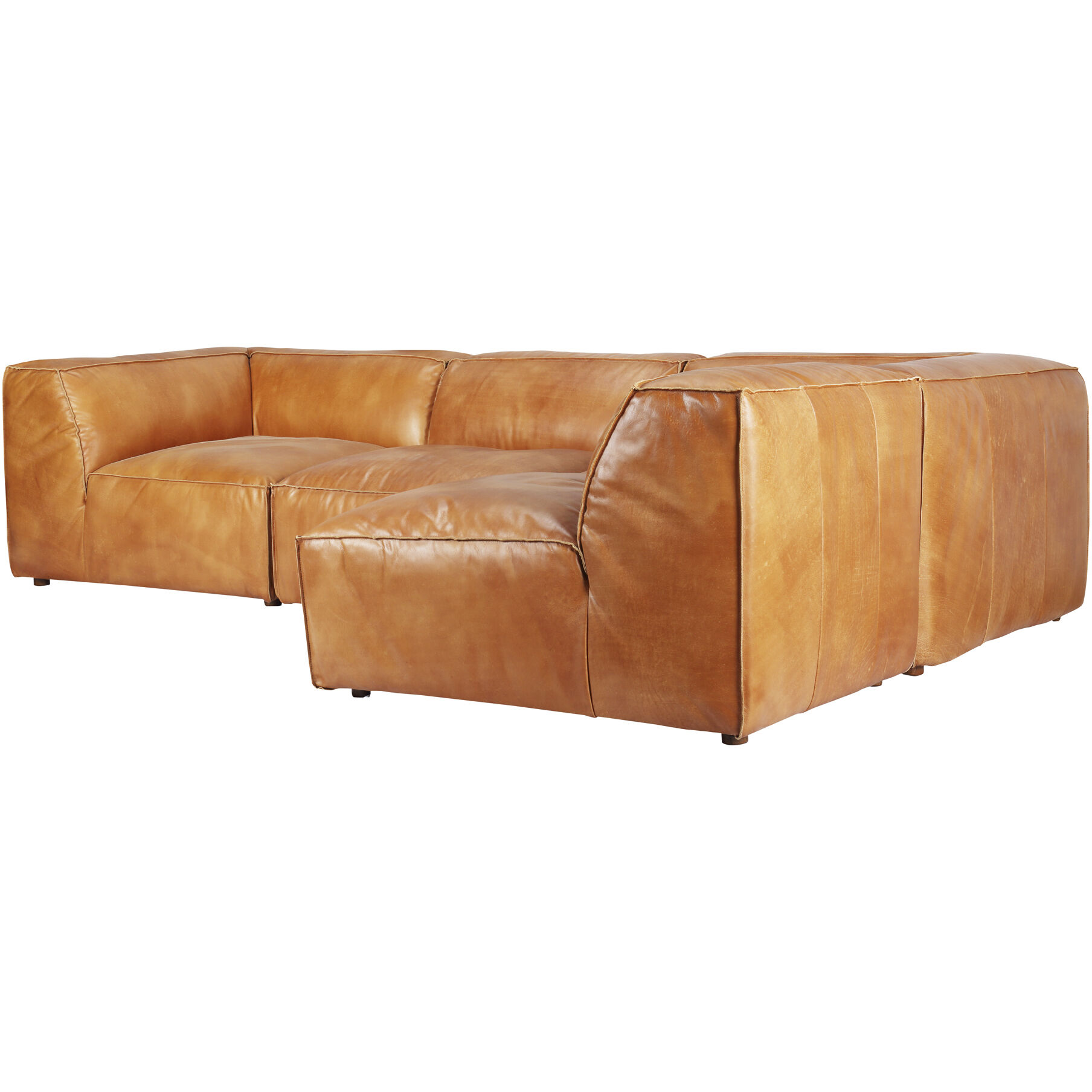 Luxe Brown Signature Modular Sectional