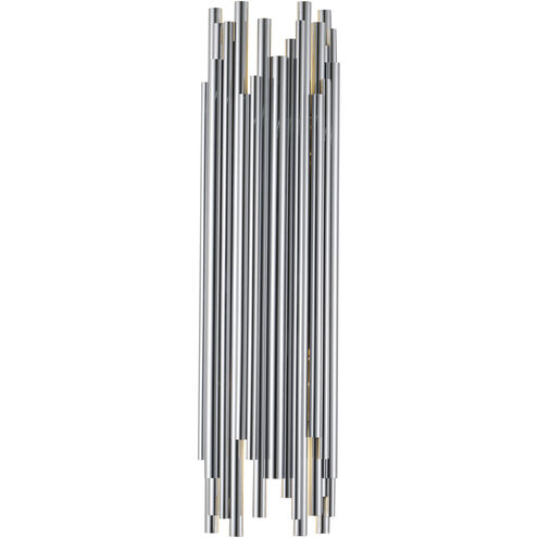 Canada 2 Light 4 inch Shiny Nickel Wall Sconce Wall Light