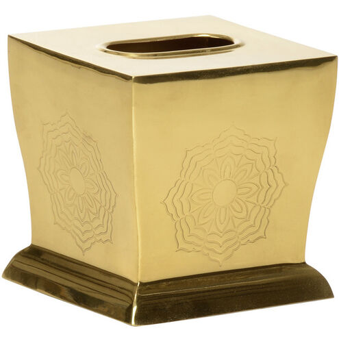 Wildwood Polished Brass Wastepaper Basket