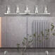 Carson 5 Light 40 inch Brushed Nickel Vanity Sconce Wall Light