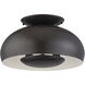 Domma 3 Light 17 inch English Bronze Semi Flush Mount Ceiling Light, Large