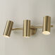 Robbie 3 Light 24 inch Aged Brass Vanity Light Wall Light