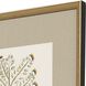 Florals Collection Green Framed Art
