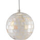 Finhorn 15 Light 48 inch Painted Silver/Pearl Multi-Drop Pendant Ceiling Light
