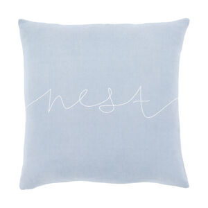 Motto 18 X 18 inch Denim Pillow Kit, Square