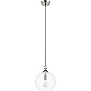High Oaks 1 Light 9.75 inch Brushed Nickel Pendant Ceiling Light