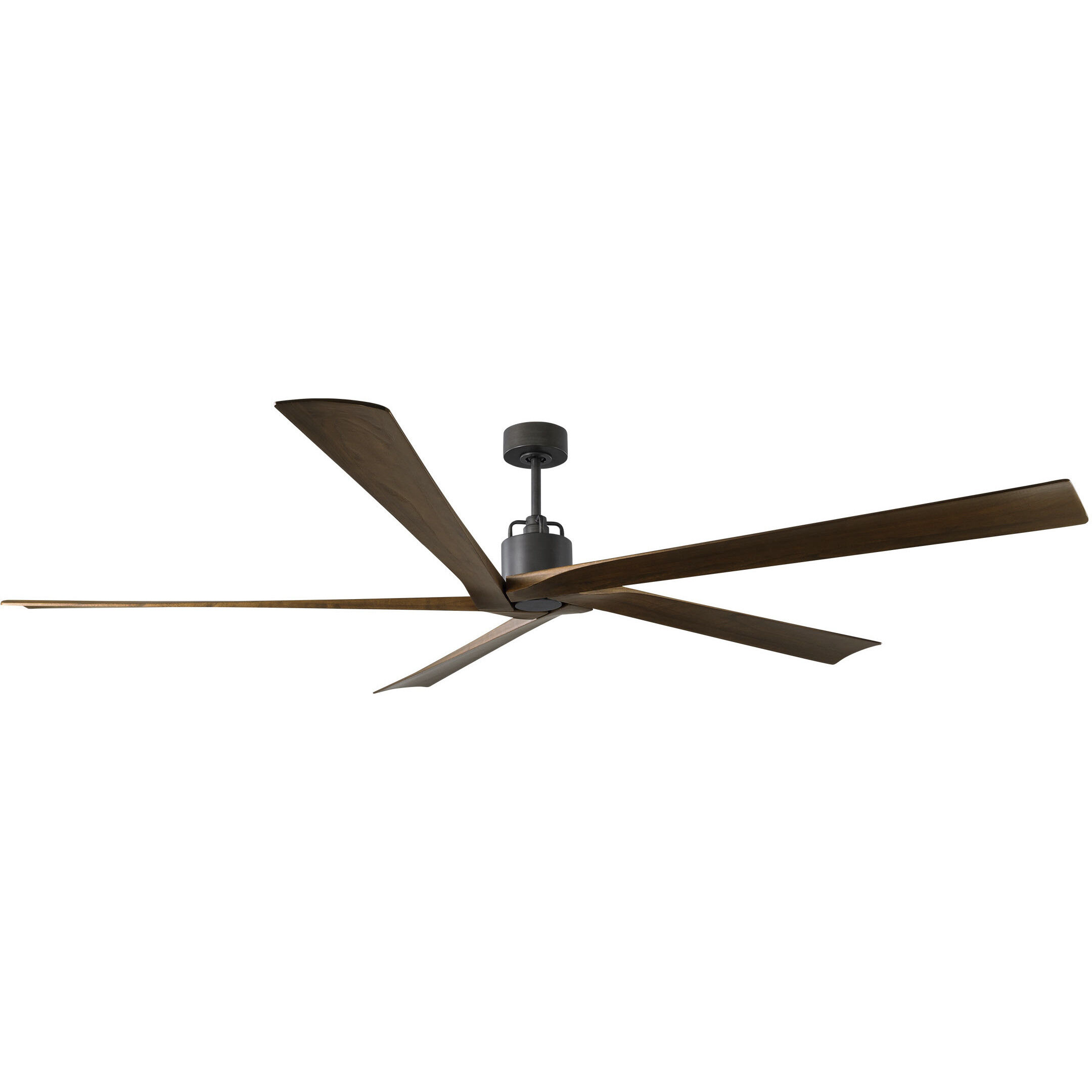 Aspen 84 inch Aged Pewter with Dark Walnut Blades Ceiling Fan